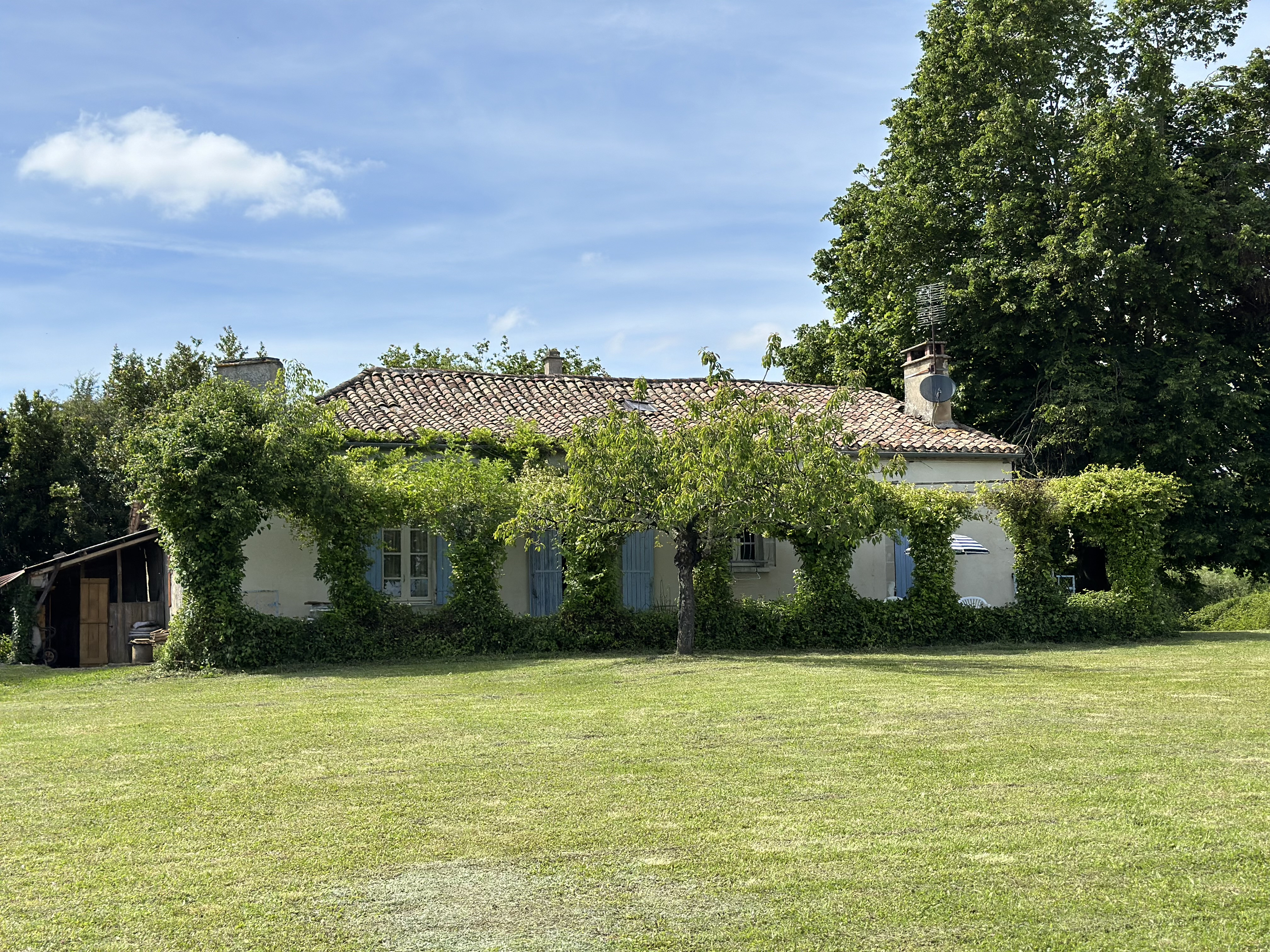Detached Country House with Long Driveway and Open Views