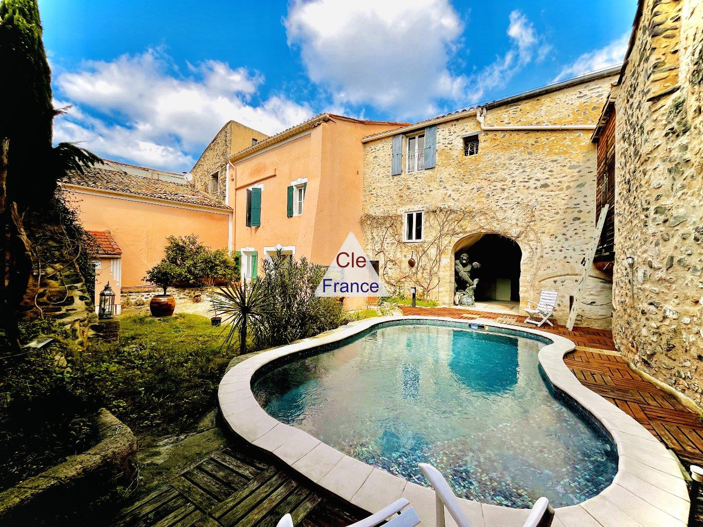 Character House with Pool in Landscaped Garden