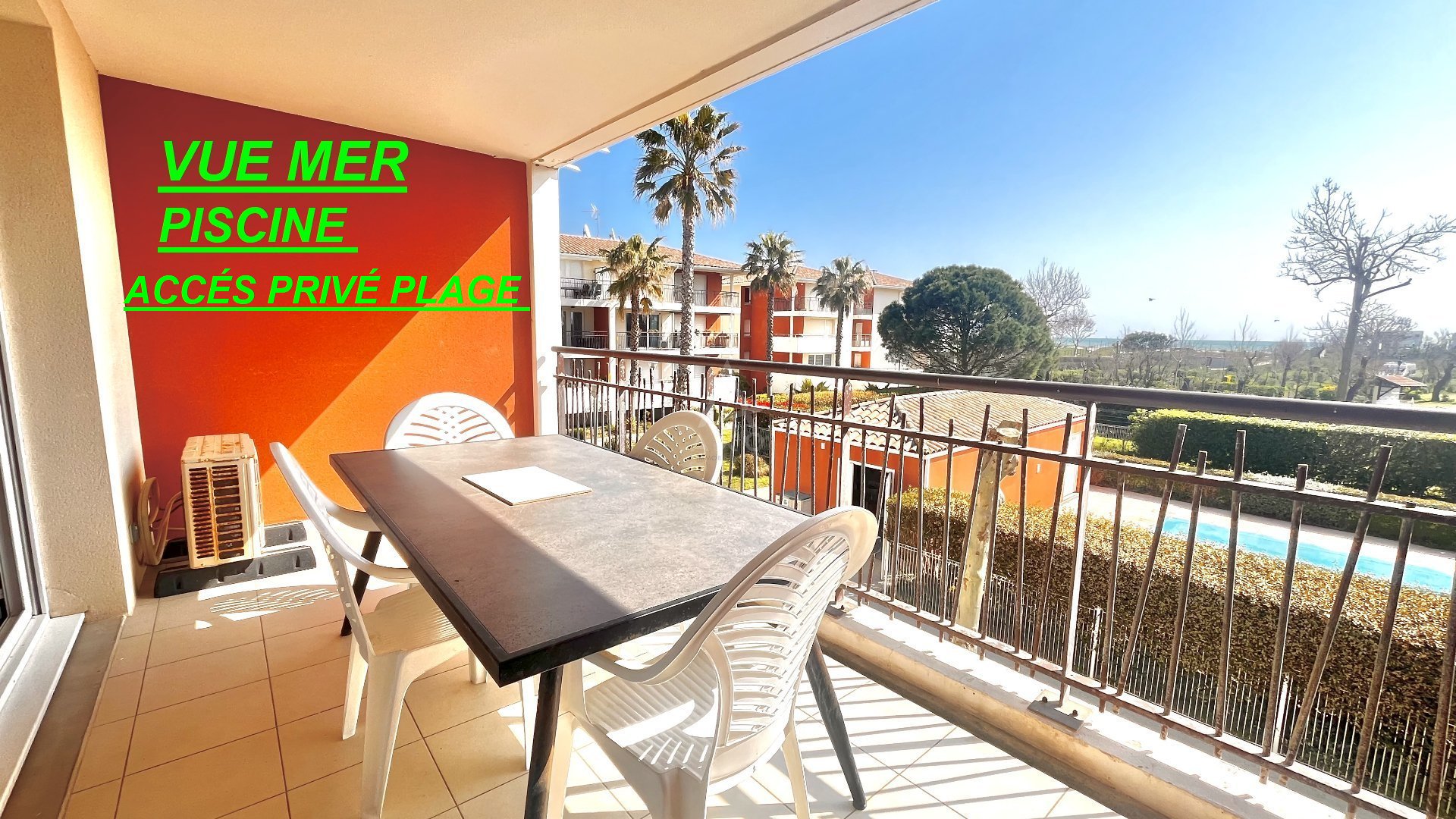 Private Access to Beach and Pool