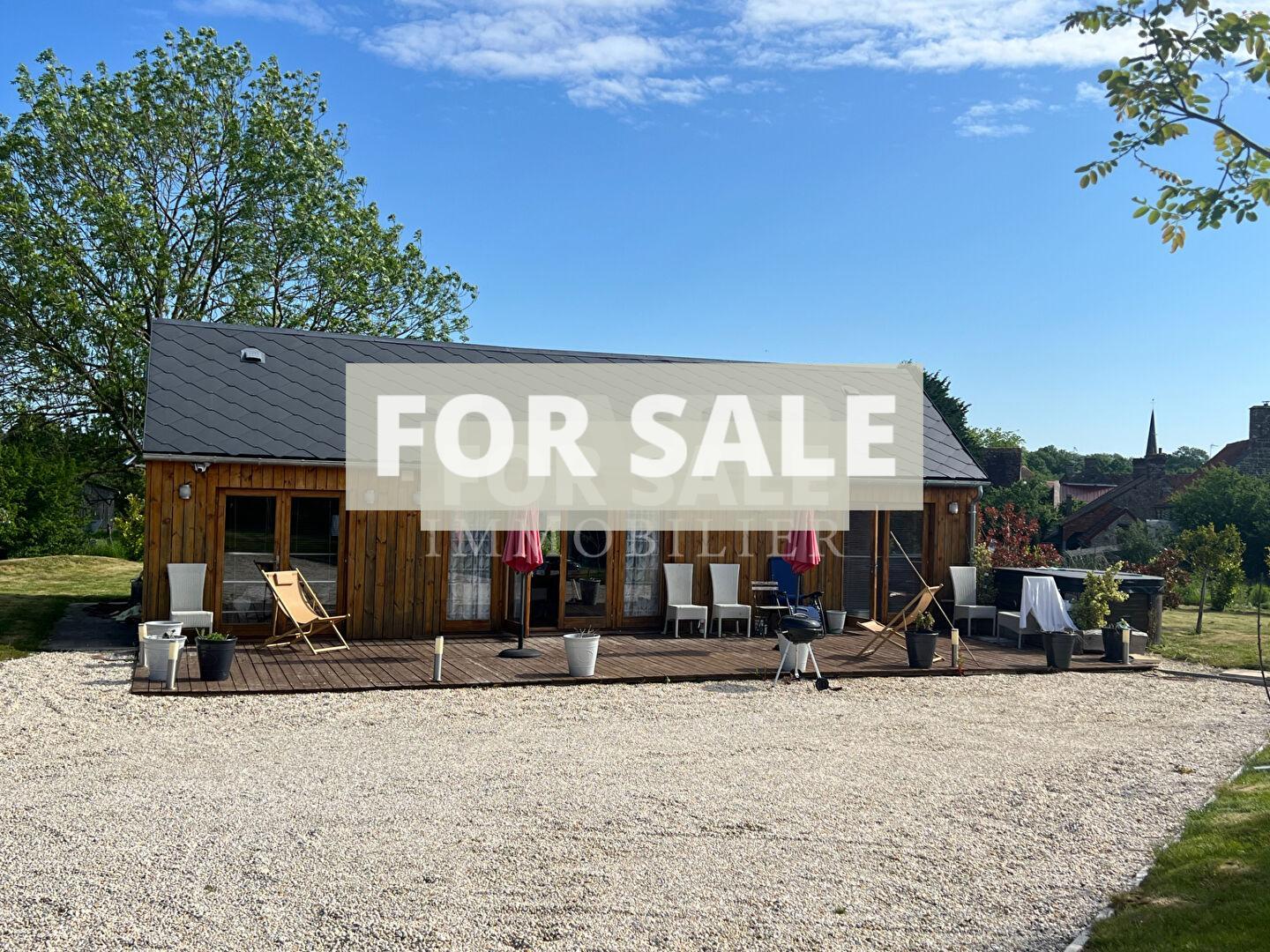 Detached Wooden Chalet in Rural Hamlet with Lovely Garden