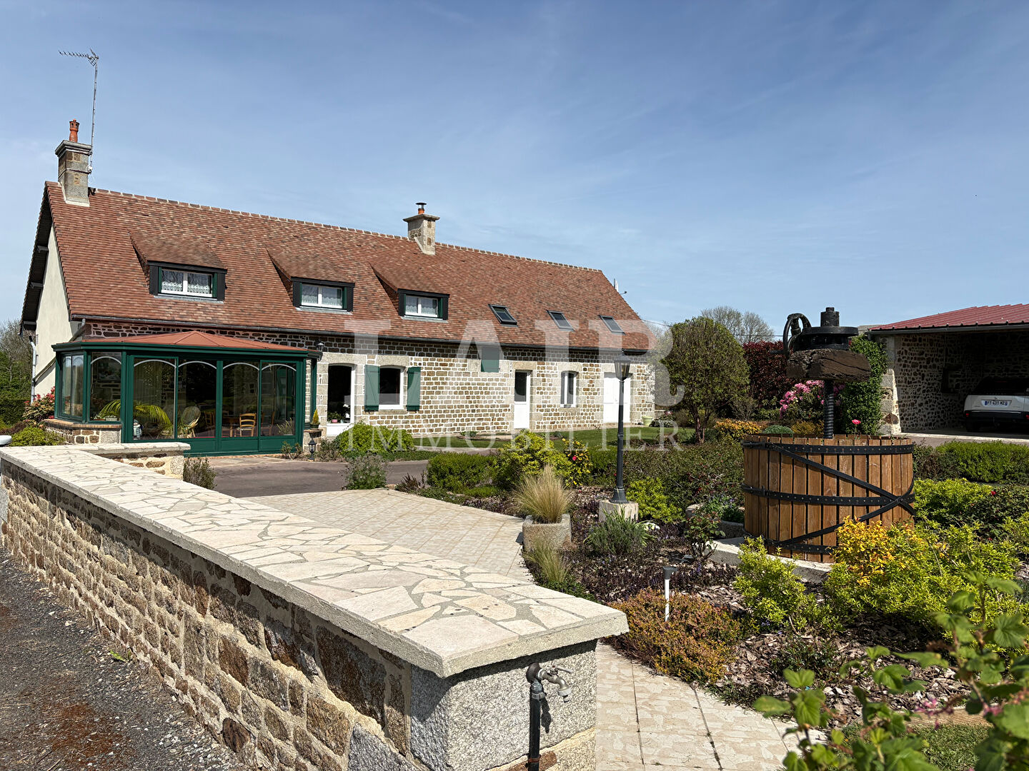Detached Farmhouse Nestled in the Normandy Countryside