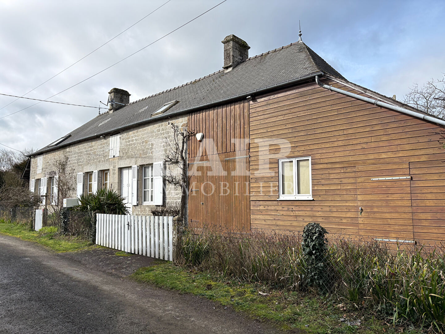Stone Built Detached Country House with Mature Gardens
