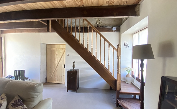 Stairs to mezanine
