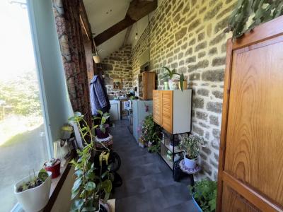 Detached Country Longere Style House with Outbuilding