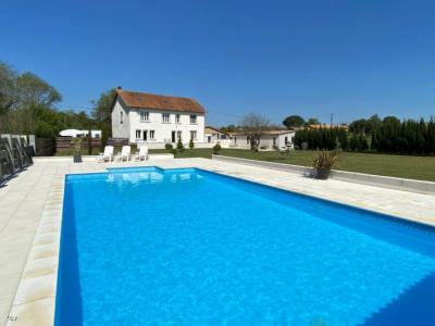Stunning Detached House With Riverside Plot and Heated Swimming Pool