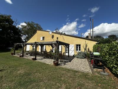 Main House with Guest Cottage and Pool in Large Garden