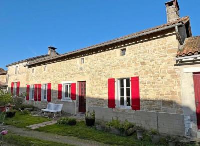 Beautiful Farmhouse With Outbuildings And Mature Floral Courtyard