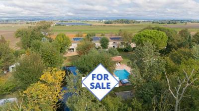 Manor House, Swimming Pool, Guest Cottage and Land