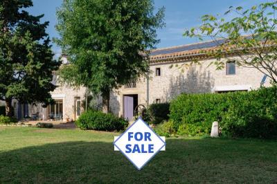 Manor House, Swimming Pool, Guest Cottage and Land