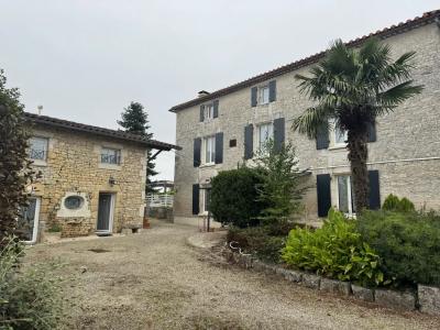 Charentaise Style Detached House with Guest Gite and Swimming Pool