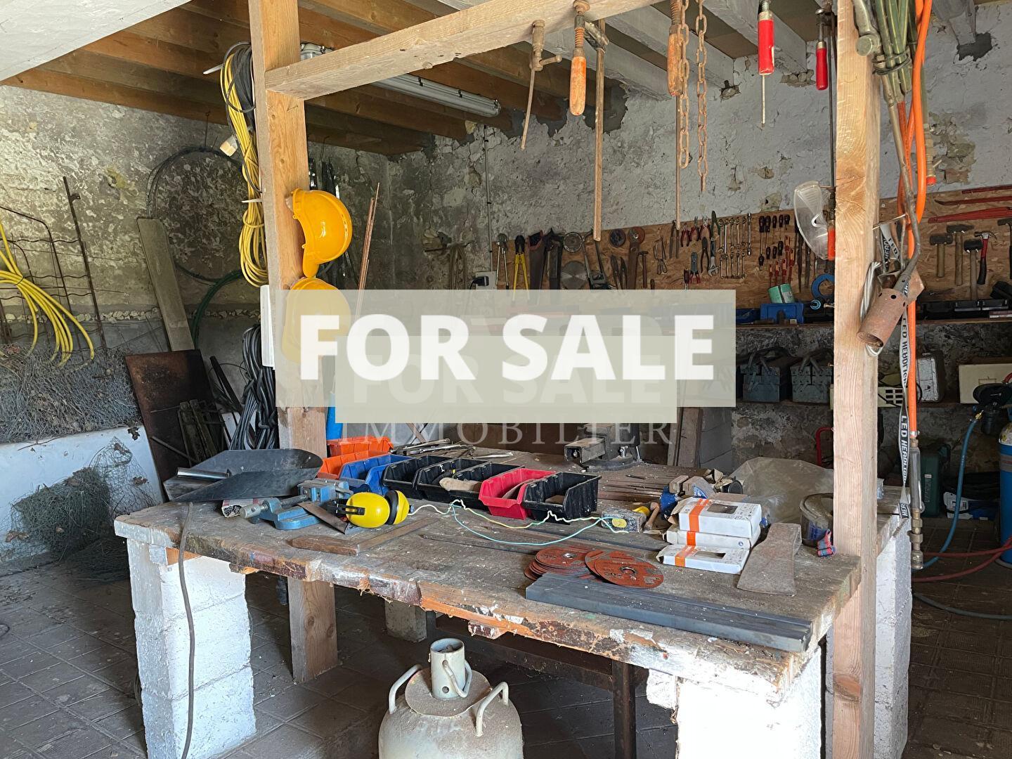 Detached Country Longere Style House with Pond