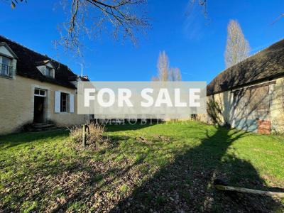 Detached Country House with Lake and Land