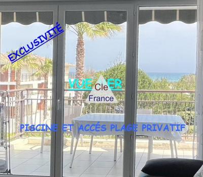 Apartment with Sea View and Private Access to Beach