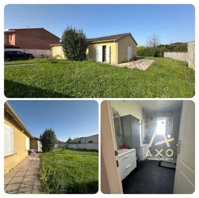 Maison De Plain Pied T5 4 Chambres Et Jardin