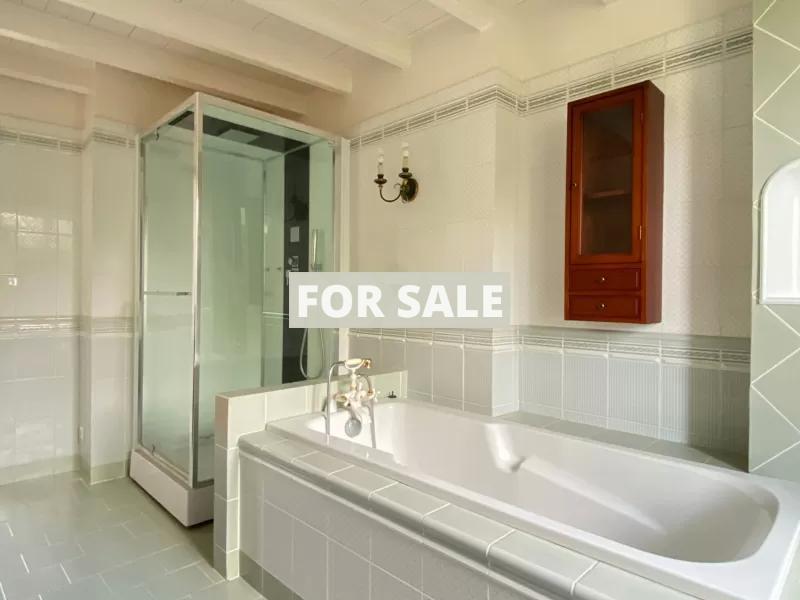 Large House with Pond and Land by the Coast