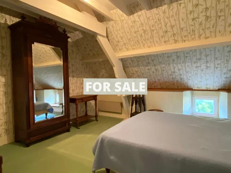 Large House with Pond and Land by the Coast