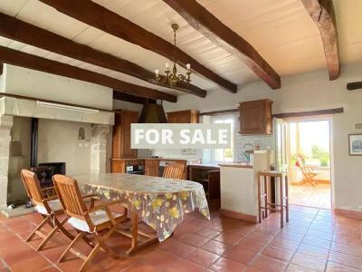 Large House with Pond and Land by the Coast