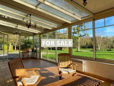 Large House with Pond and Land by the Coast