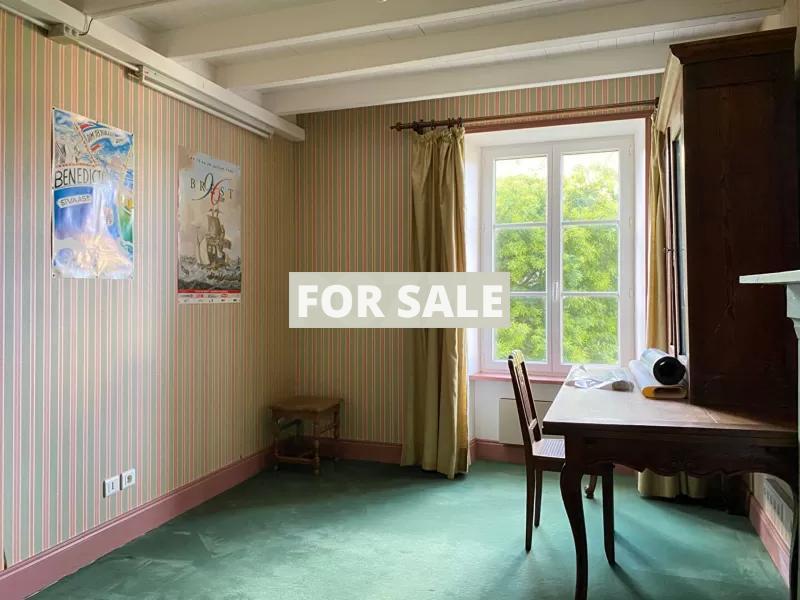 Large House with Pond and Land by the Coast