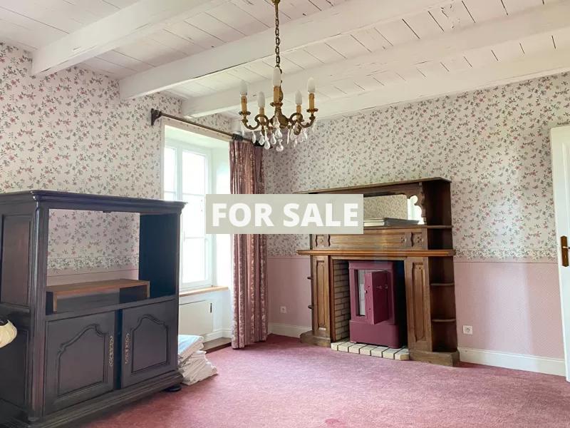 Large House with Pond and Land by the Coast