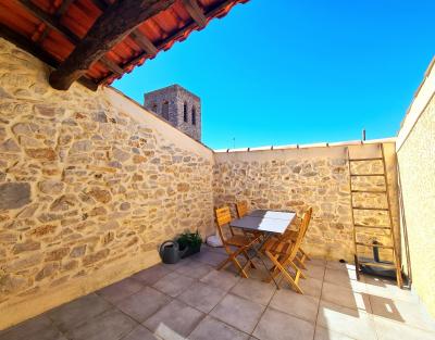 Charming Village House Sold Furnished, Terrace With Beautiful View
