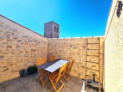 Charming Village House Sold Furnished, Terrace With Beautiful View
