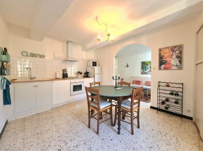 Charming Village House Sold Furnished, Terrace With Beautiful View