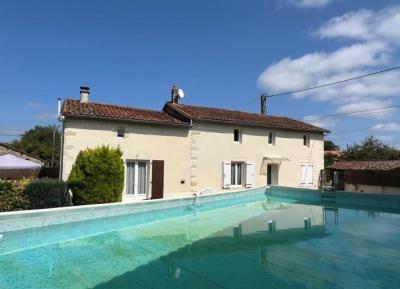 Stone House With Pool, Garden And Barn