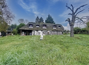 Detached Colombage Thatched House with Garden