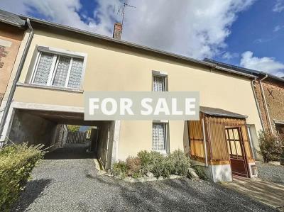Village House with Open Rural View from Garden