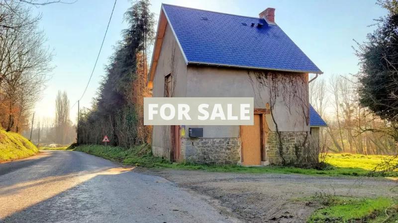 Detached Country House with Outbuilding by a River