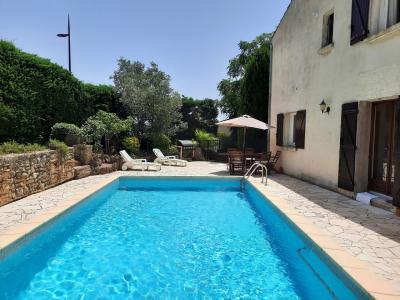Pretty Villa Divided Into 2 Apartments With Terrace, Garage and Pool