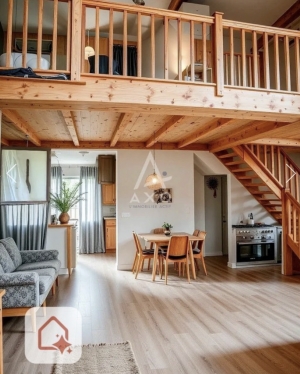 Charming and Cosy House with Bridge over Pond in Garden