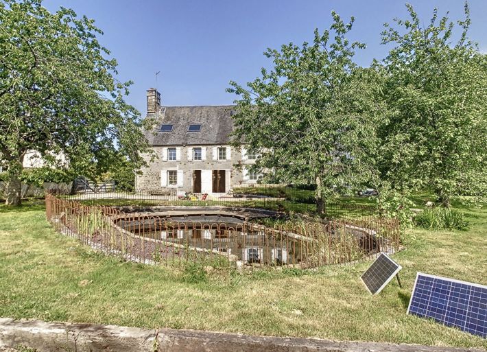 Detached Country House with Pond and Gardens