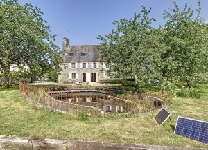 Detached Country House with Pond and Gardens