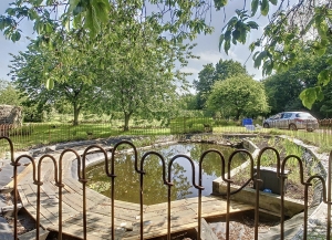 Detached Country House with Pond and Gardens