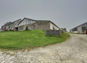 Farmhouse with Outbuildings by the Coast