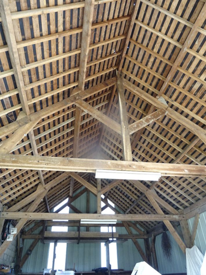 Barns to Convert into Habitation in Large Plot