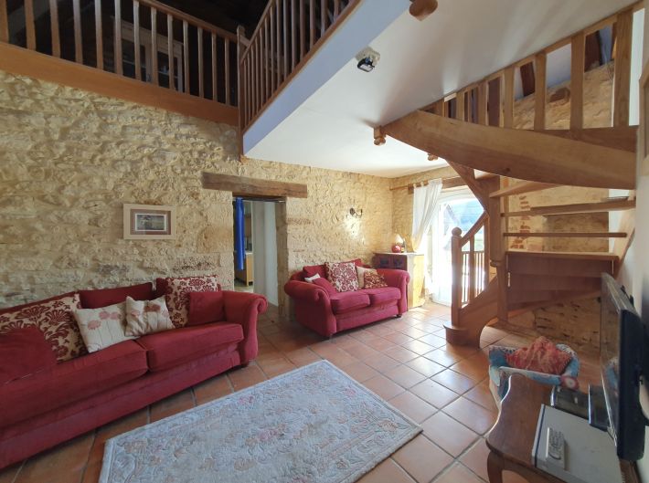 Main House and Guest Gites with Pool and Open Views
