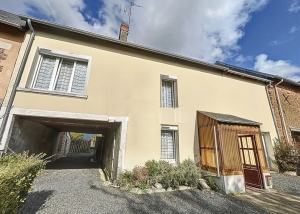 Village House with Open Rural View from Garden