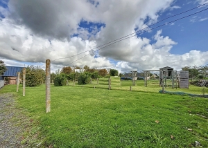 Village House with Open Rural View from Garden