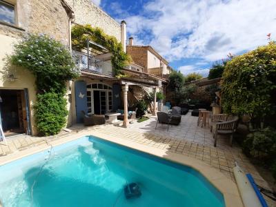 Exquisite Maison De Maitre Villa, Terrace And Courtyard With Pool