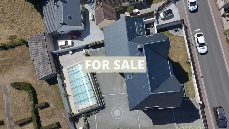 Detached Coastal House with Pool and Sea View
